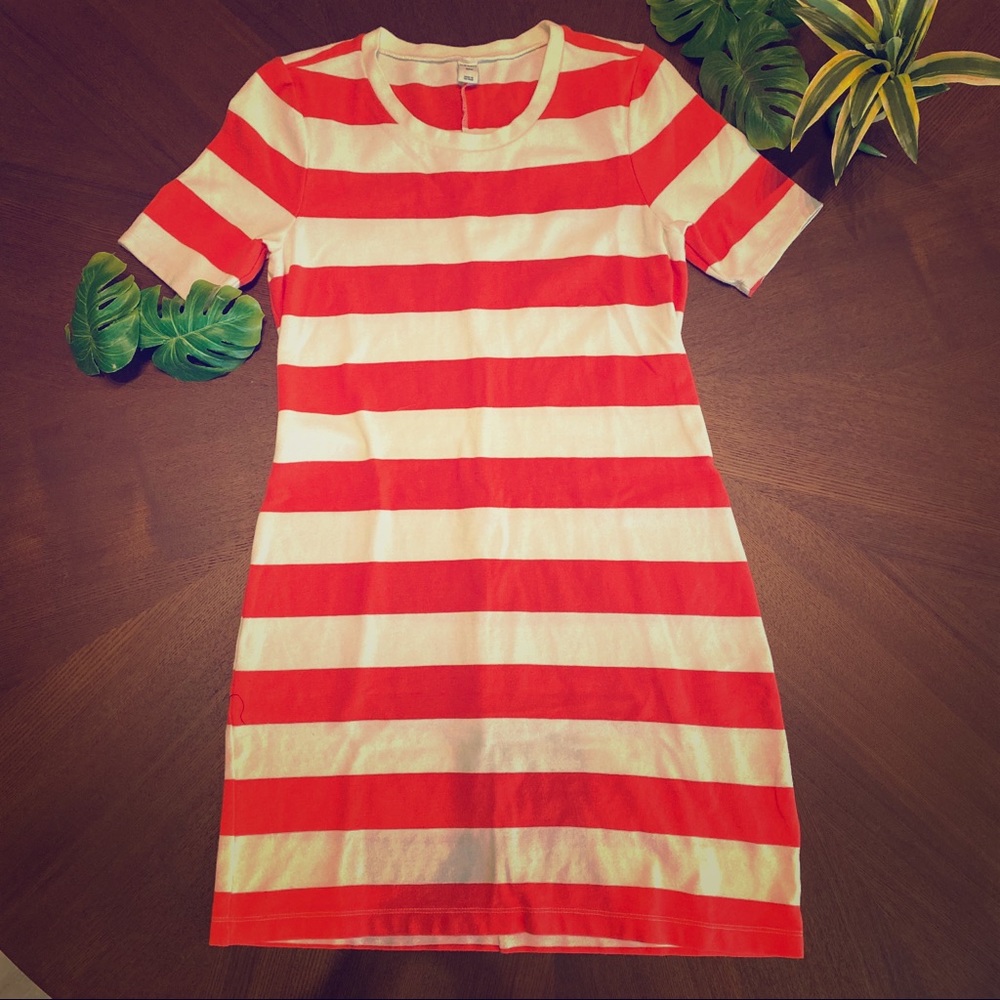 Striped cotton summer dress